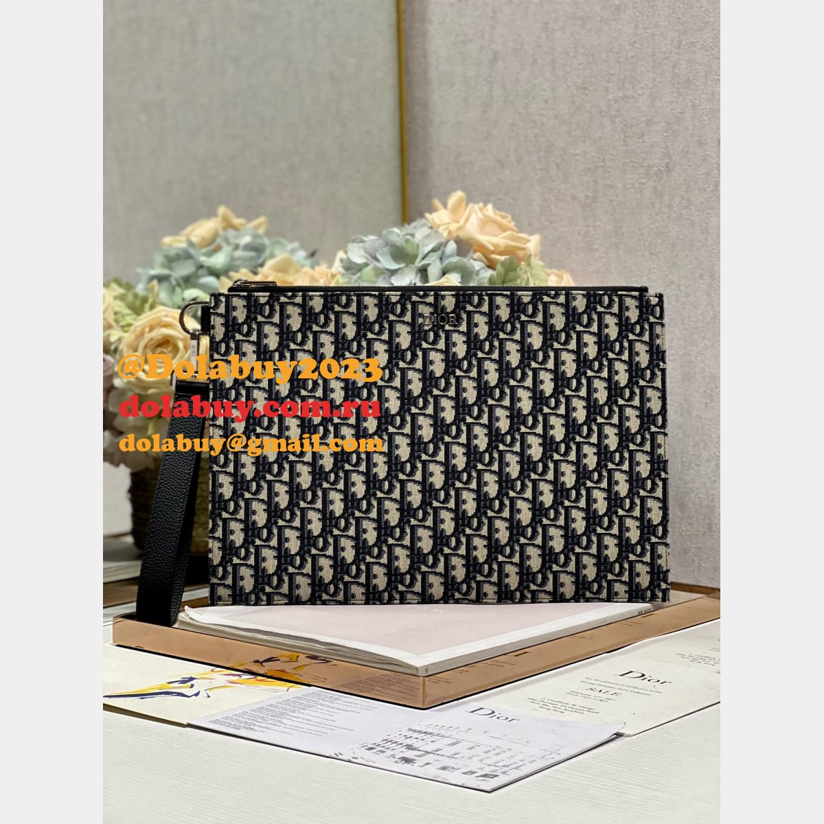 Wholesale AAA Replica Bags A492/A491 Dior Oblique Online Store