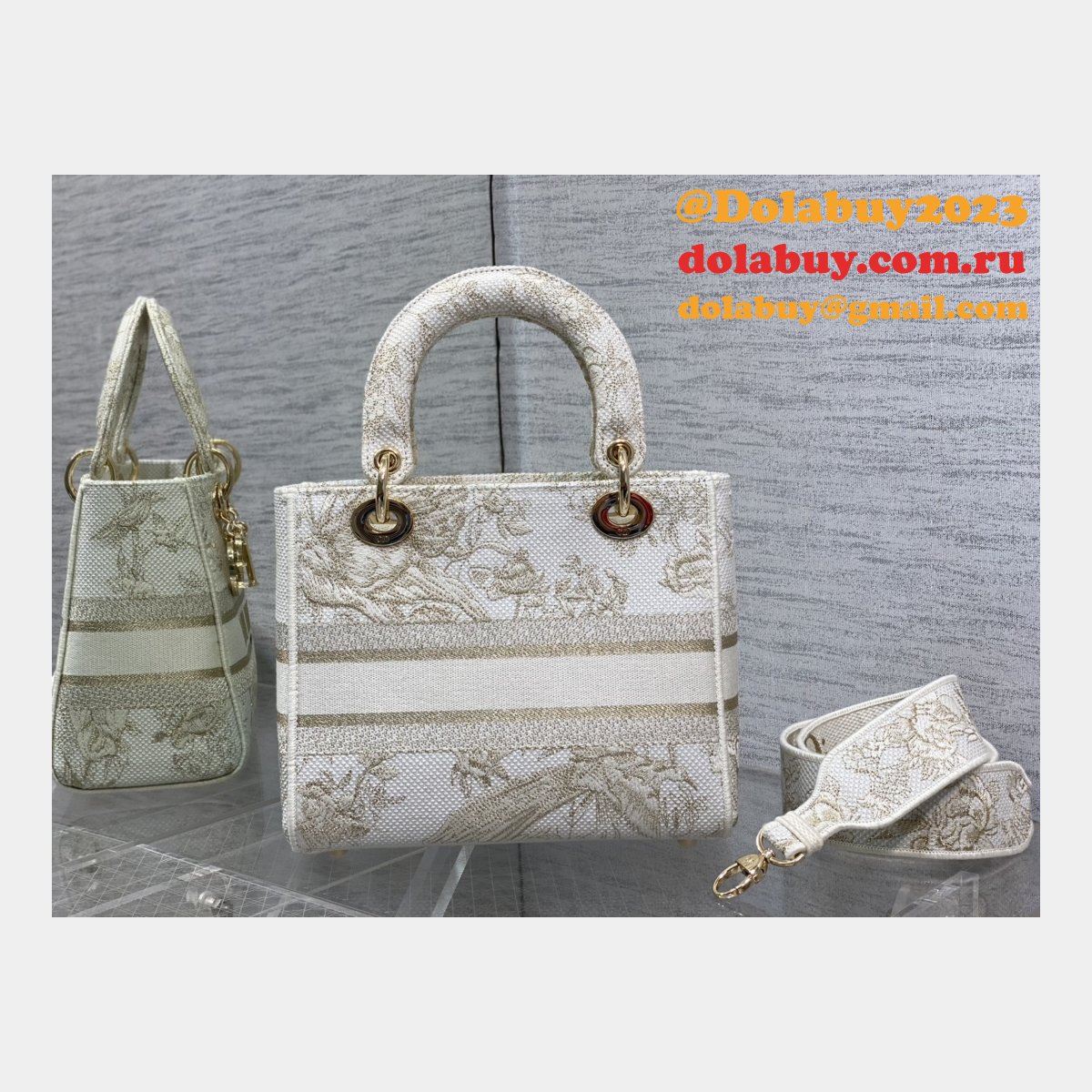 High Quality Best Lady Dior 24cm Replica Handbags