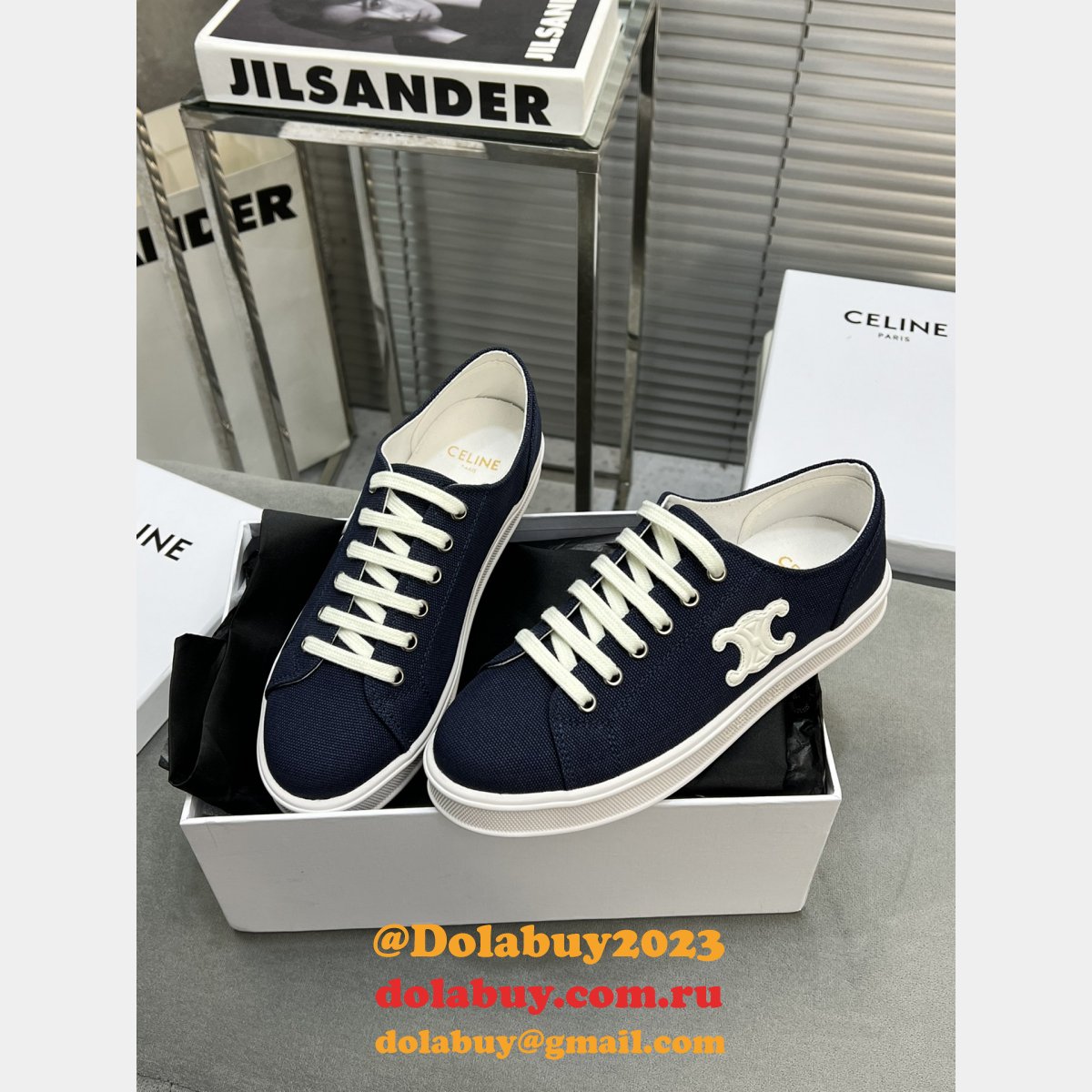 Cheap Replica Celine Sneakers For Sale White Shoes