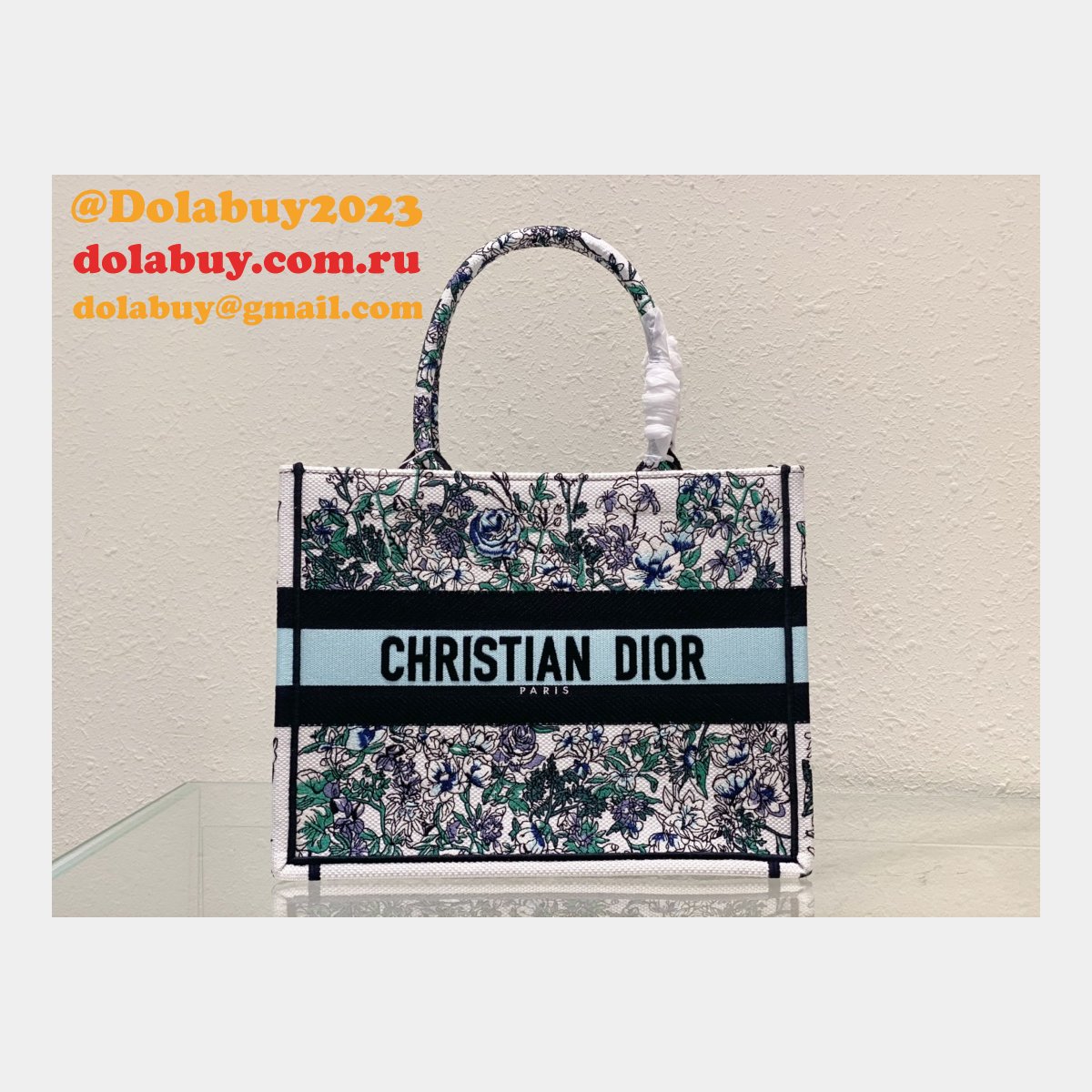 Christian Dior CD Book Tote Replica Designer Handbags