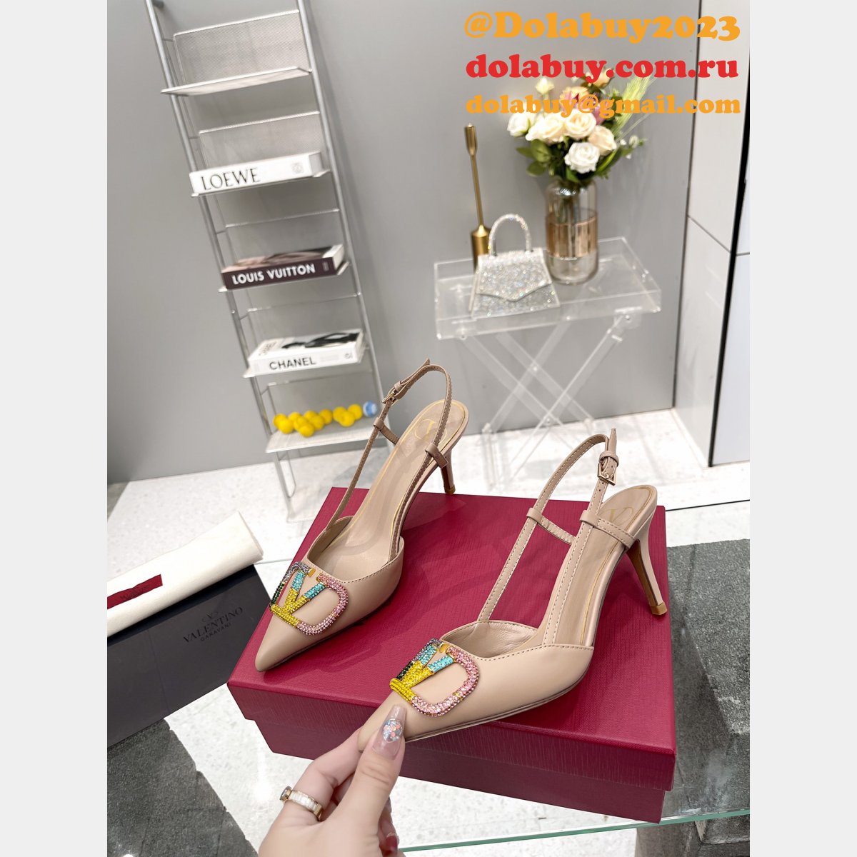 Get 1:1 High-Quality Valentino High heel Replica Shoes at Cheap Price
