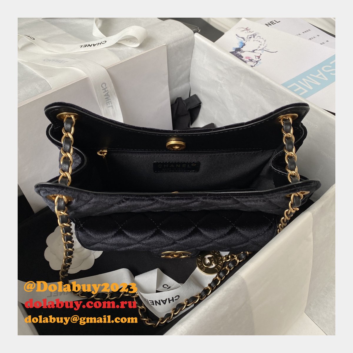 Buy Replica Hobo Luxury AS4322 Fake Designer Velvet Bag