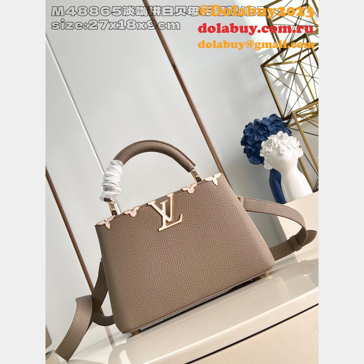 Louis Vuitton 7 Star Knockoff The Capucines Designer M48865 Bag