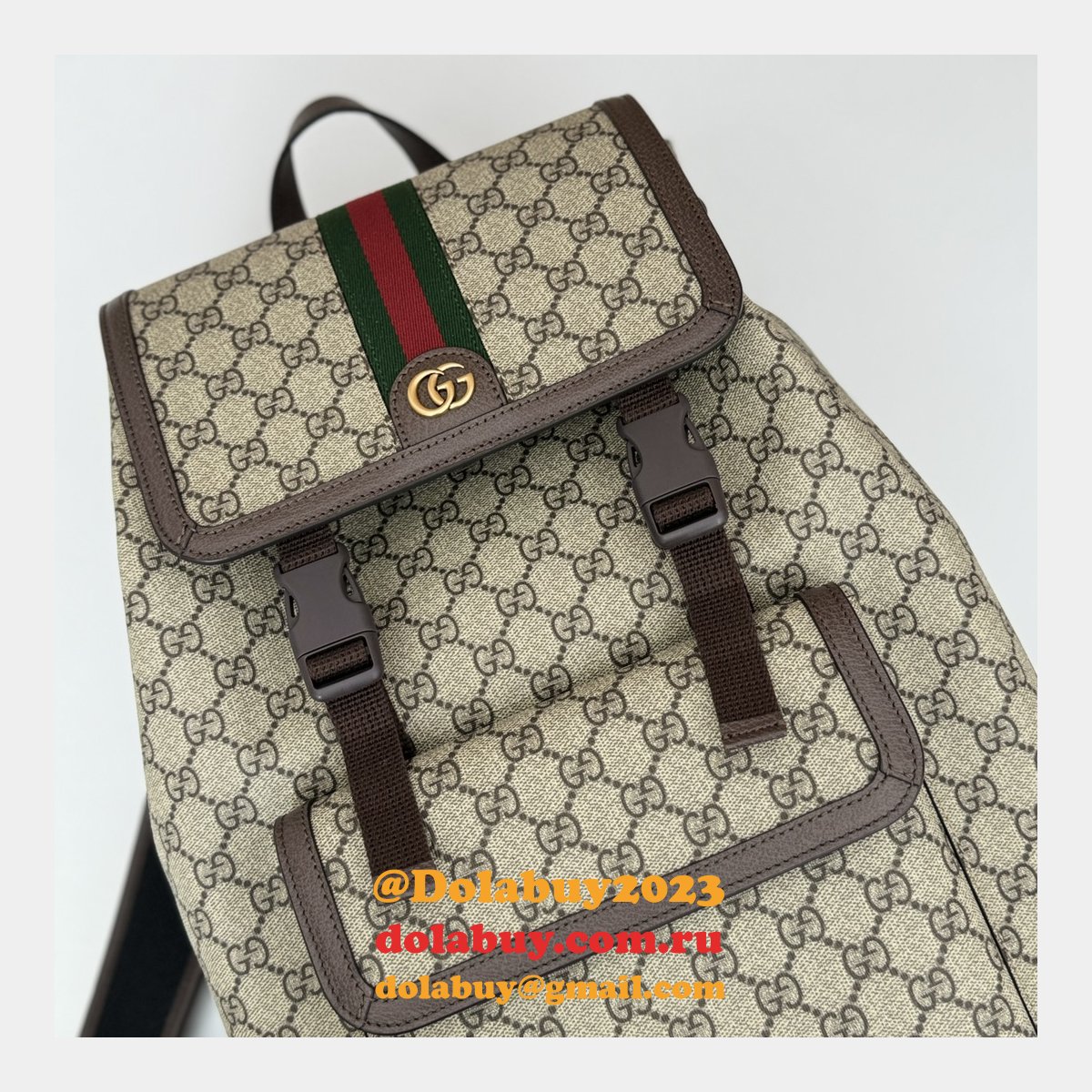 Gucci Wholesale Fake Ophidia Large GG Backpack 792104 Bag