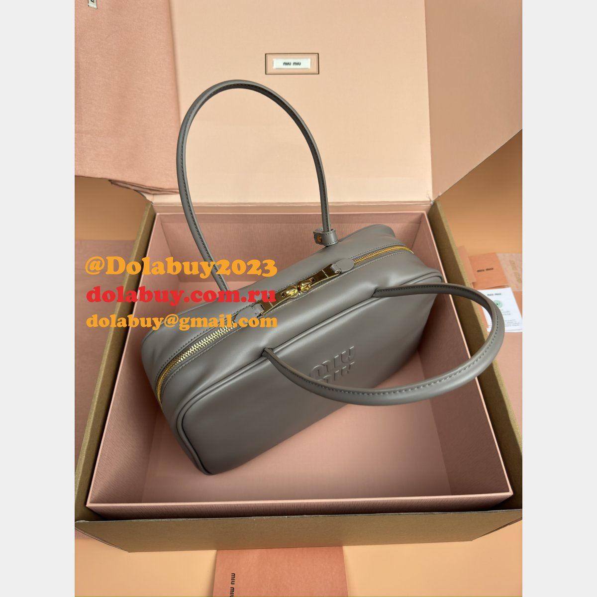 Designer MIU MIU Beau Shoulder Bag 5BB117