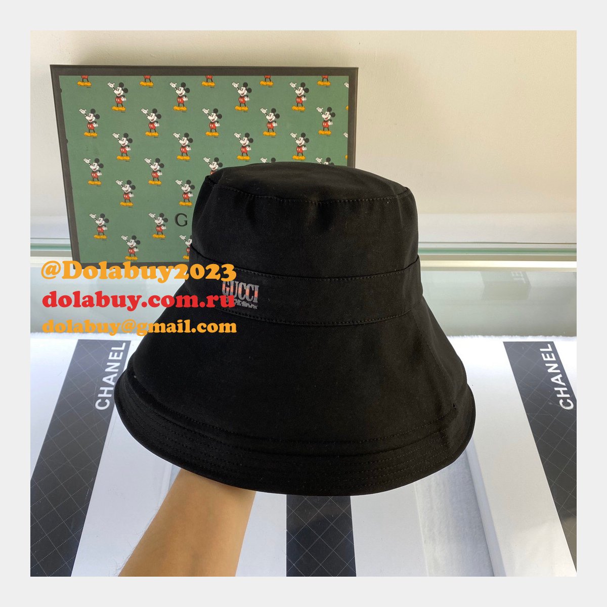 Luxury Gucci Foldable Simple fisherman hat