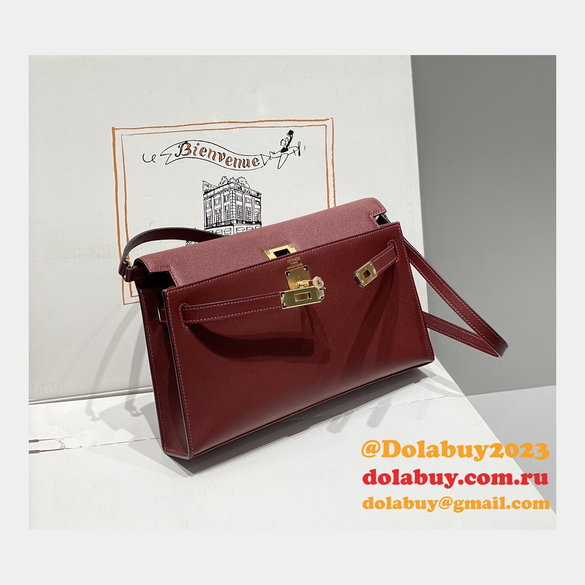 Luxury hermes kelly elan Customized Madame BAG