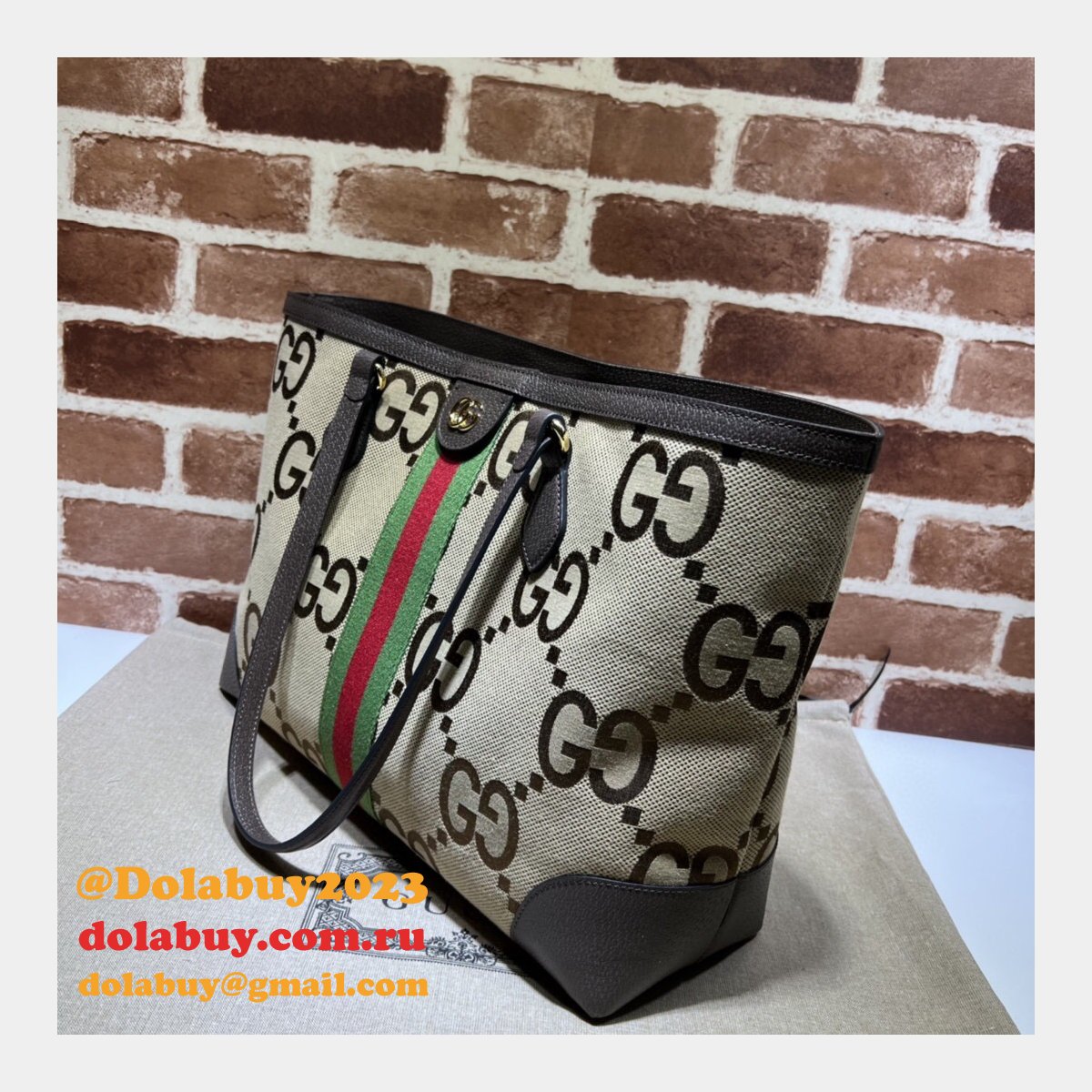 Replica Gucci Perfect Ophidia jumbo GG medium tote 631685 Bag