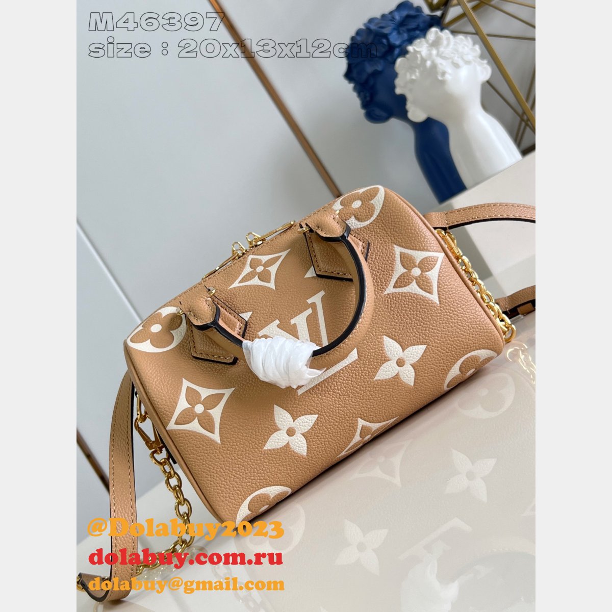 Wholesale Inspired Speedy Bandoulière 20 Louis Vuitton High Quality M46397 Bags