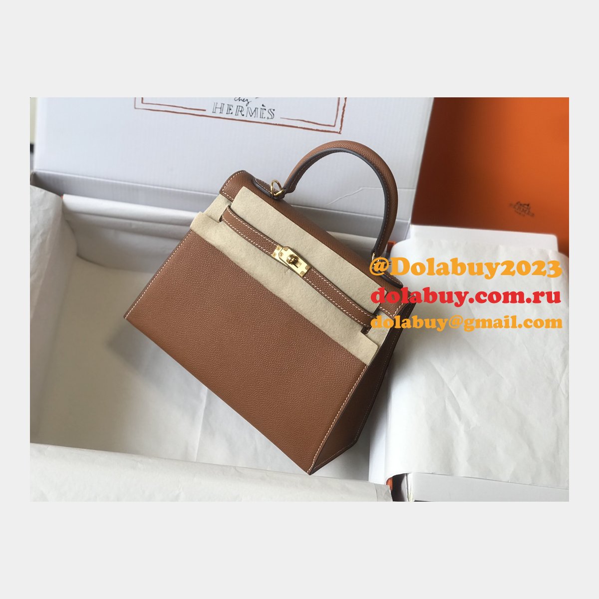 Customize The Best Replica Hermes Epsom Kelly 25-28cm Handbags