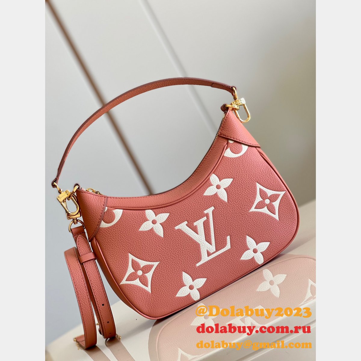 Top Quality M46091 Louis Vuitton Bagatelle Monogram Empreinte Bag
