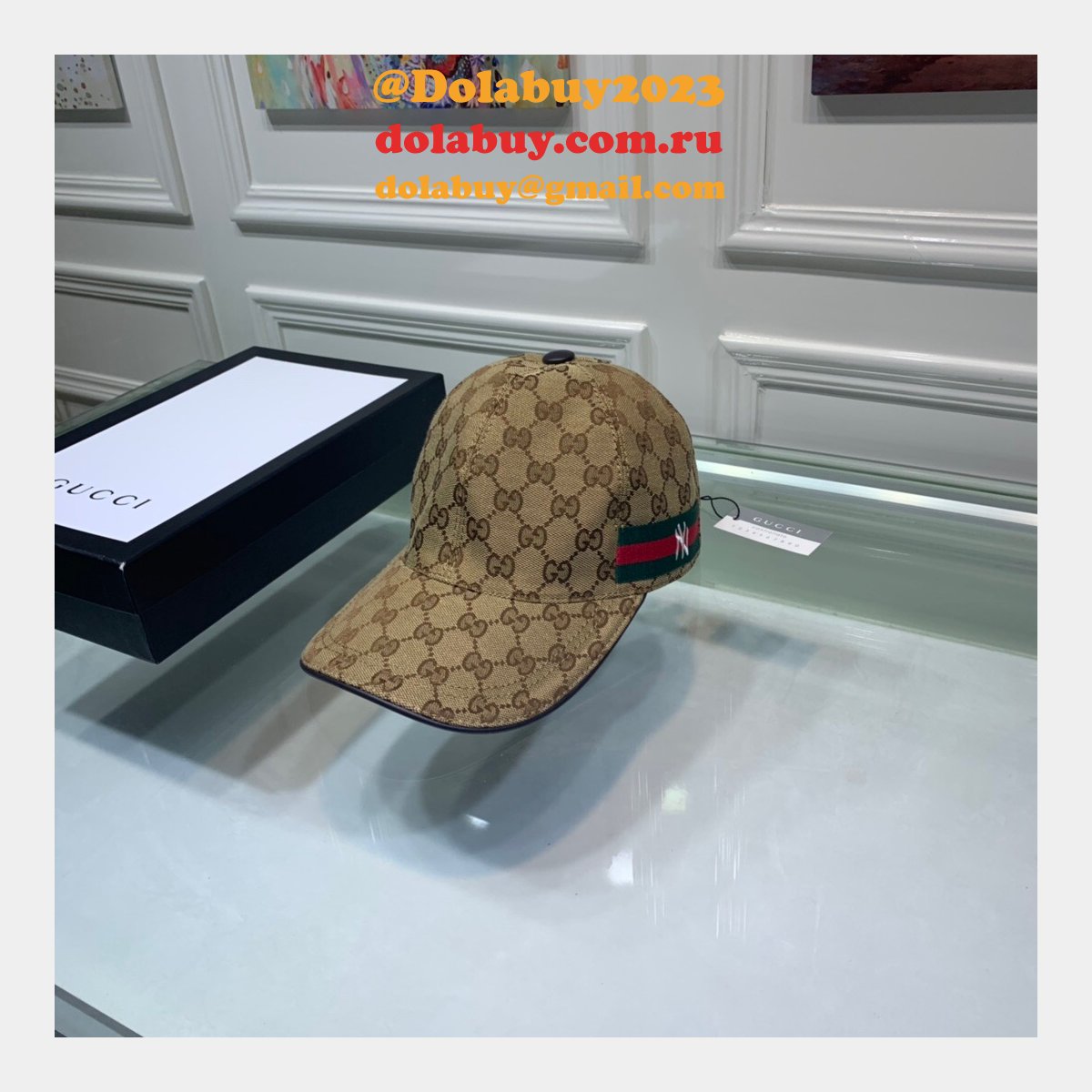 High Quality Gucci NY Baseball cap