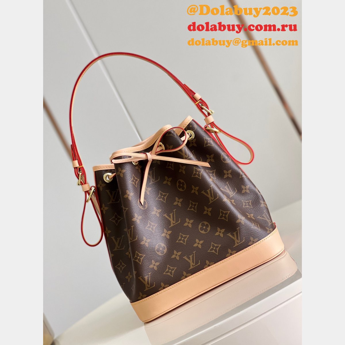 Louis Vuitton Fake M40818 Petit Noé Monogram Luxury Brown