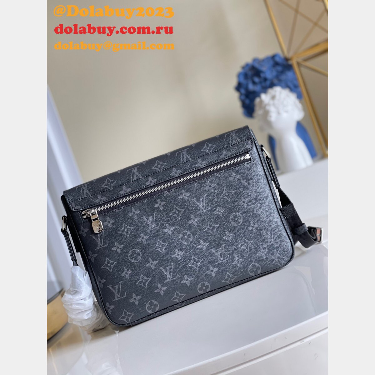 UK Louis Vuitton New Messenger M30746/M30745 K45 Black/Blue