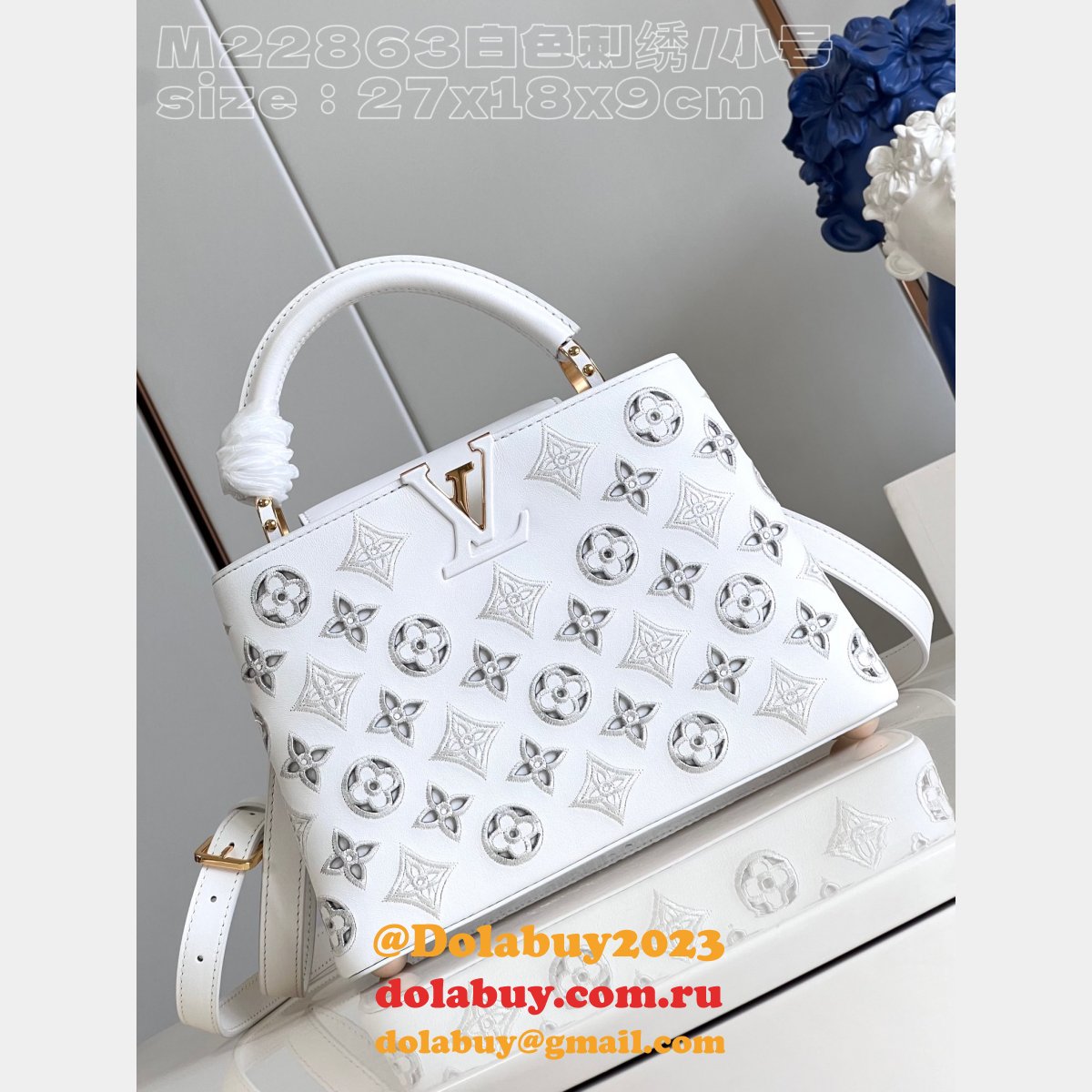 Fashion M22863 Capucines Replicas Louis Vuitton High Quality Bag