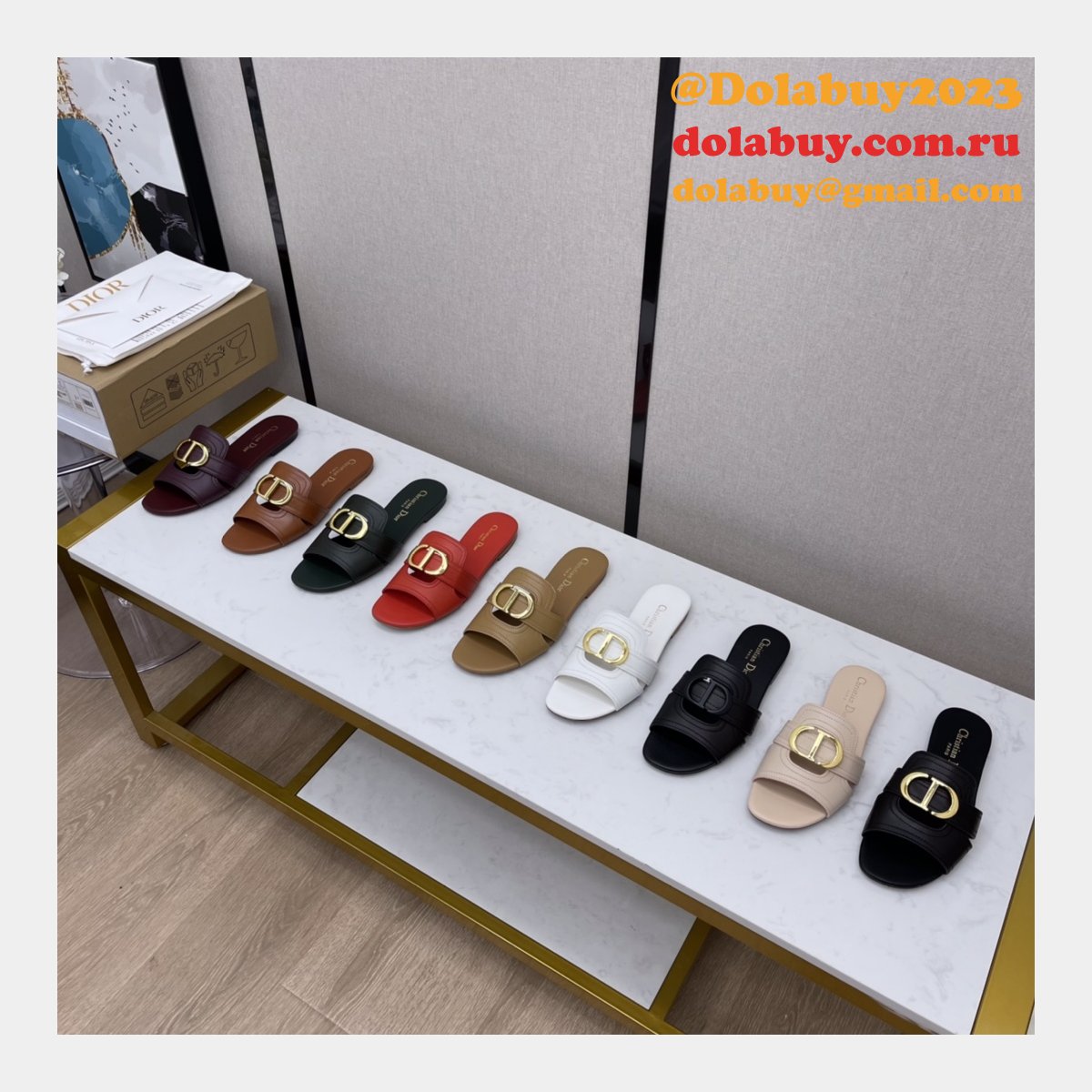 Top Quality Replica Christian Dior AW Montaigne CD Shoes