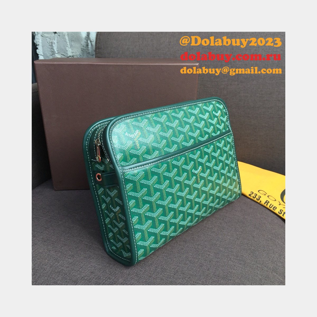 Top Quality Goyard Multi-Color Cosmetic toiletry bag