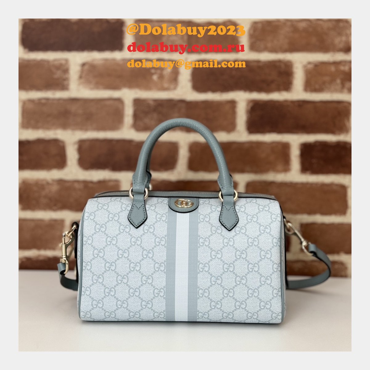 Best 7 Star 772061 Gucci Knockoff Ophidia GG Small Top Handle Bag