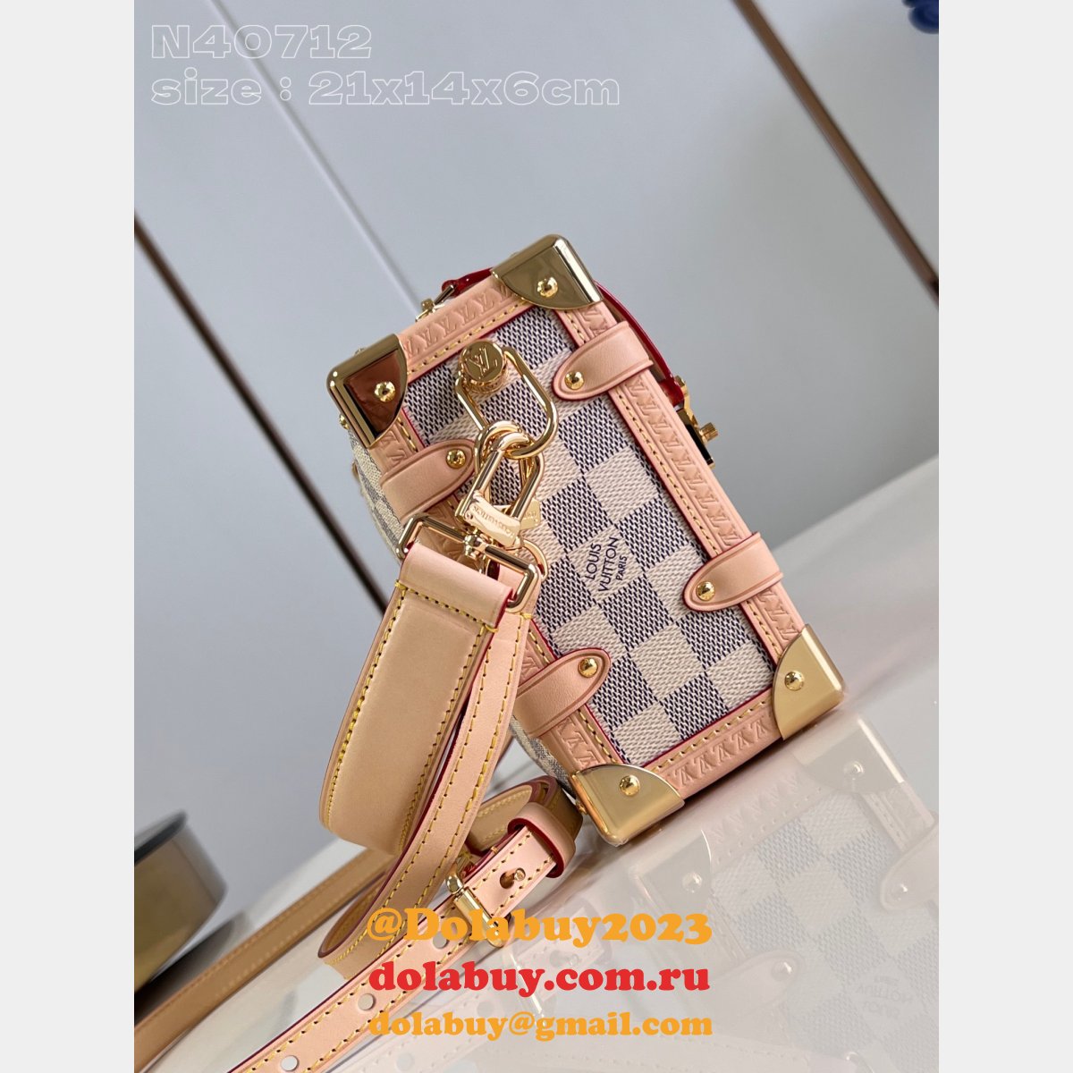 Wholesale Louis Vuitton N40712 Side Trunk MM Top Quality Bag