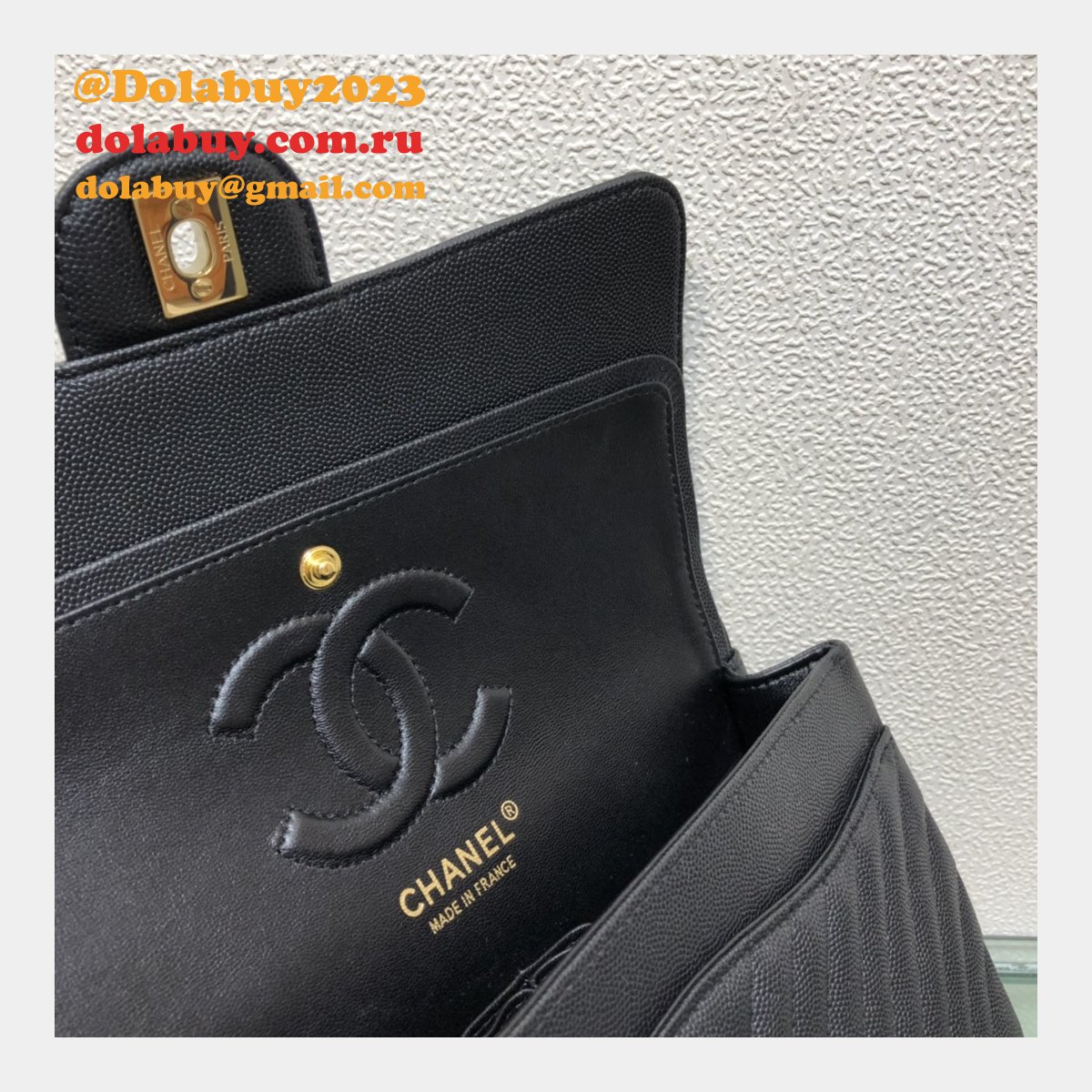Top Quality CC CF1112 V CLASSICAL HANDBAG 25.5cm
