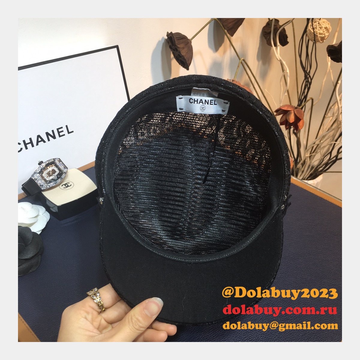 7 Star CC Replica Lace flower cap