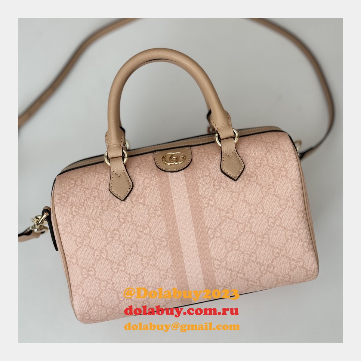 Best 7 Star 772061 Gucci Knockoff Ophidia GG Small Top Handle Bag