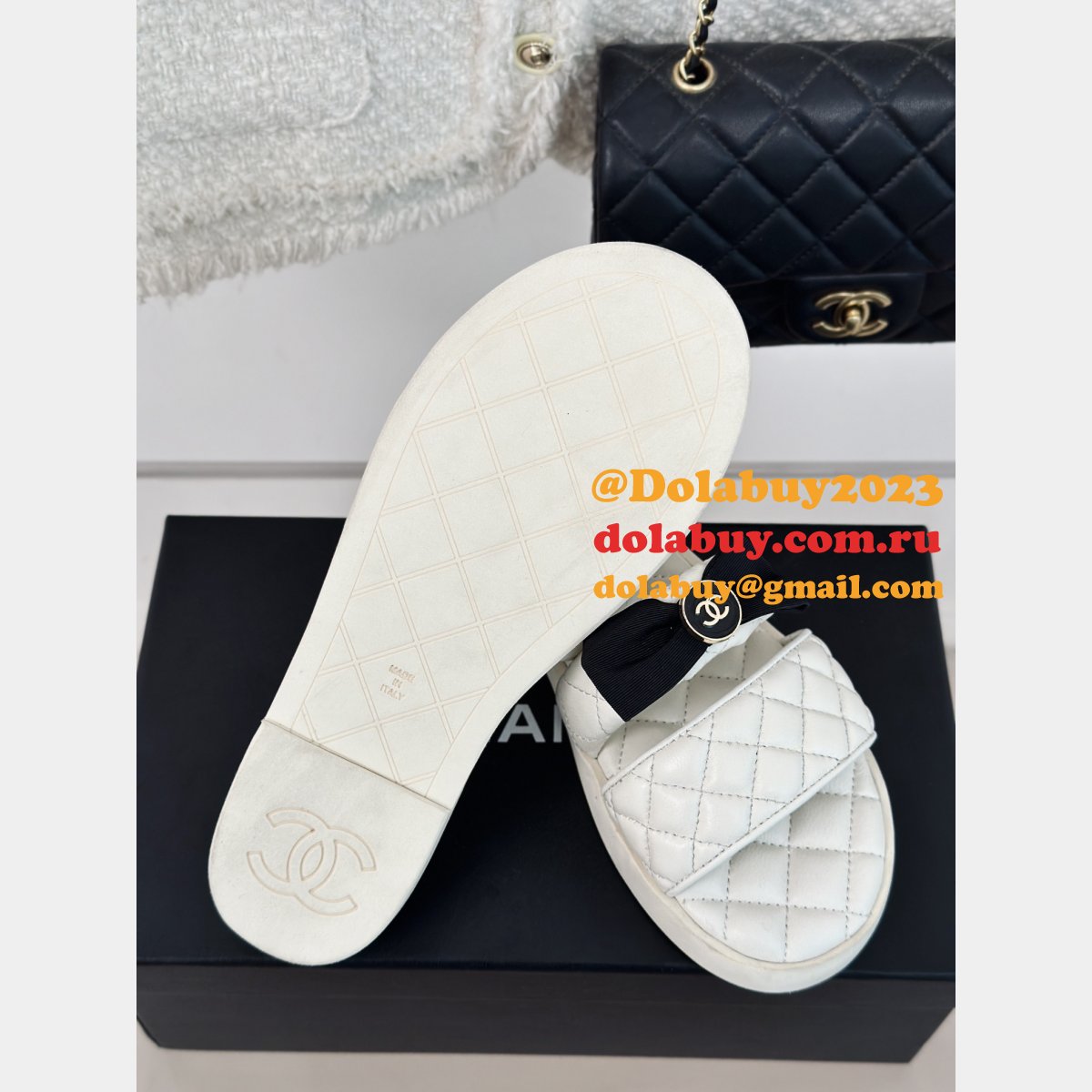 Fashion CC Slip Sandals Slippers Replica Shoes