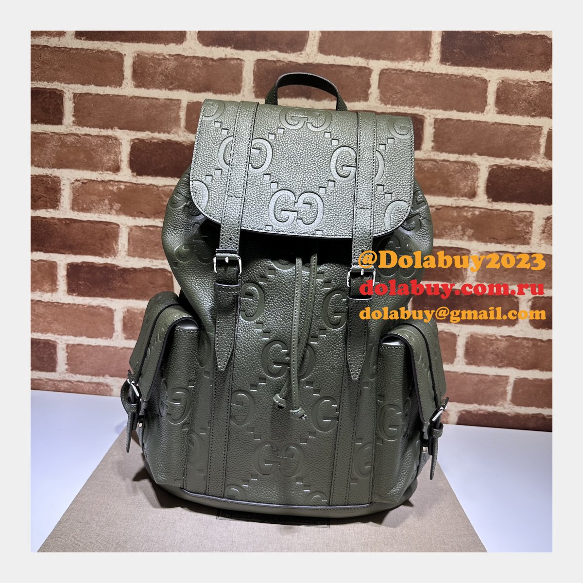UK For Men Gucci Copy 625770 Jumbo GG Backpack Bag