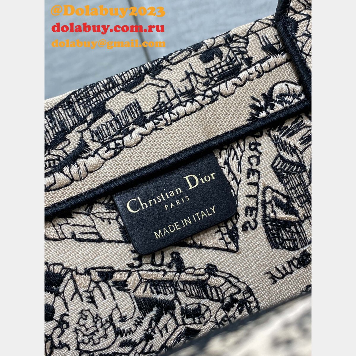 Christian Dior CD Book Tote Top Quality Replica Bags