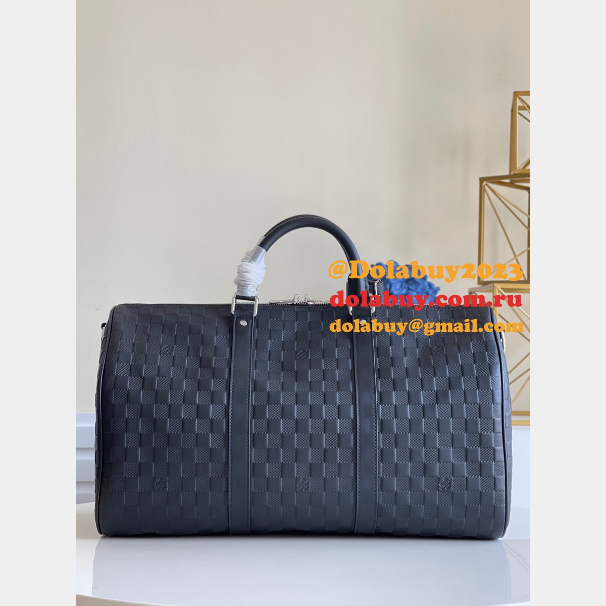 Replica Louis Vuitton N41145 Keepall Bandoulière 45 Monogram Canvas Bags for Sale