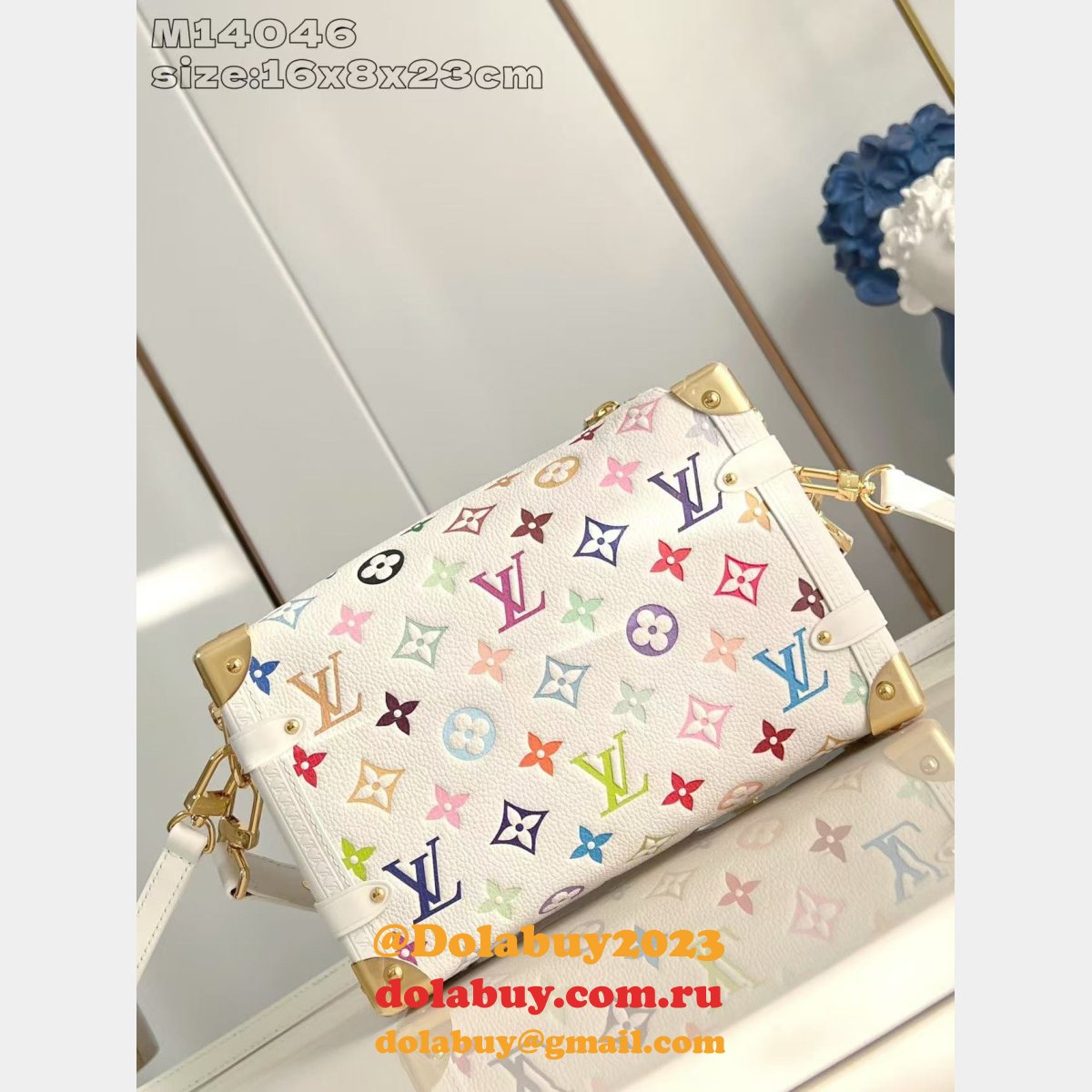 Luxury Louis Vuitton H27 Side Trunk LV x TM M14046 Duplicate Bag