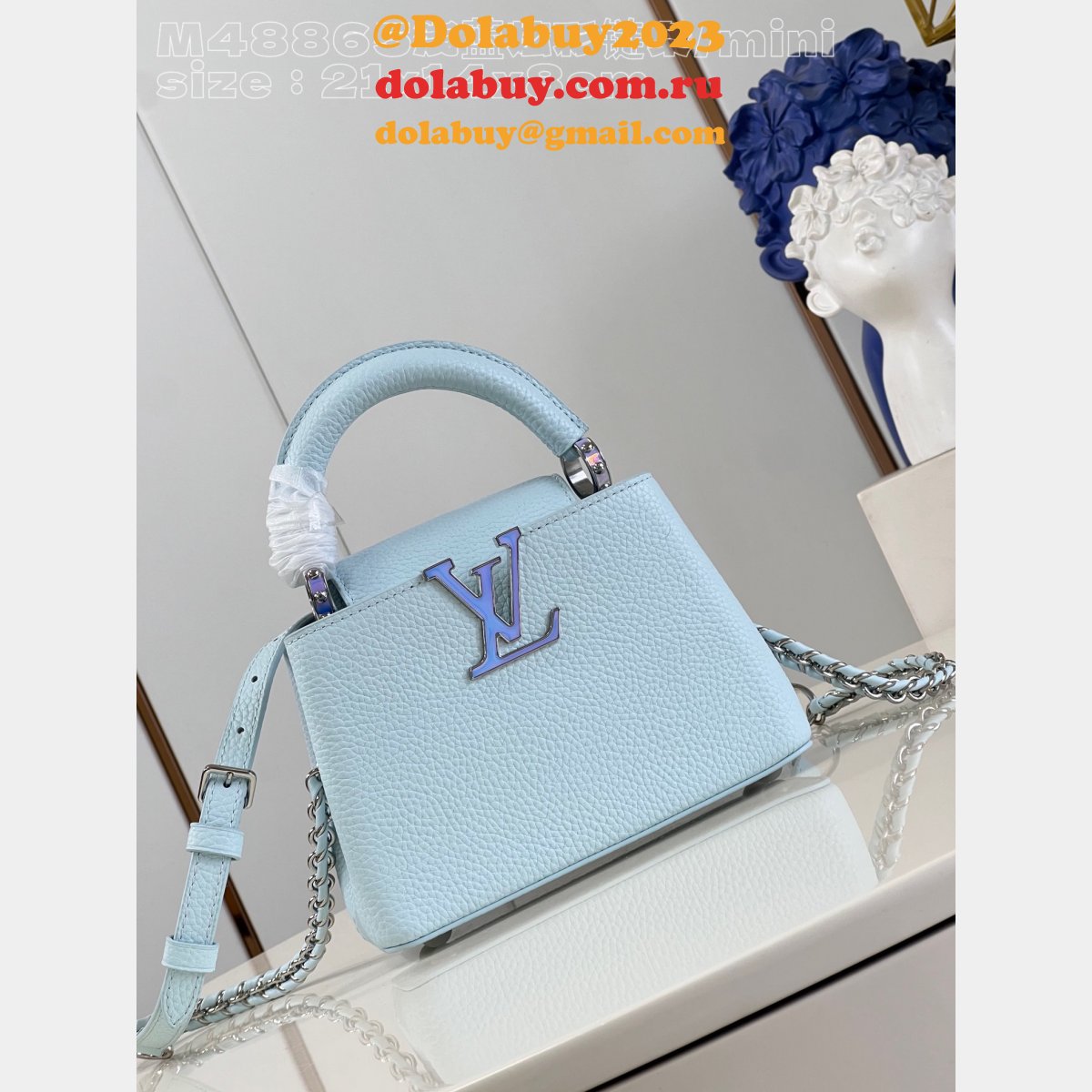 The Capucines Replica Top Quality Taurillon Louis Vuitton M48865 Bag