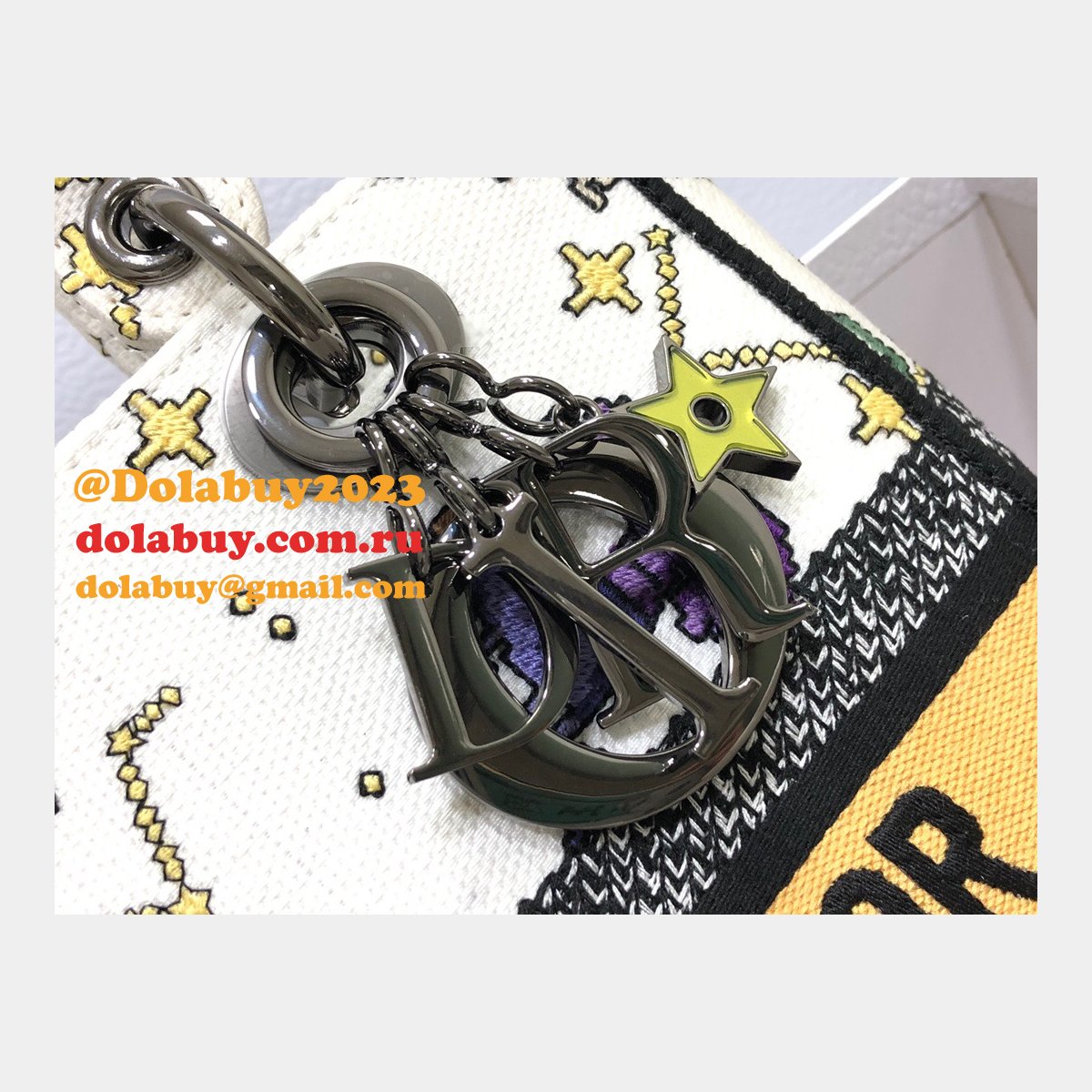 High Quality Designer Lady Dior 24cm Replica Handbags