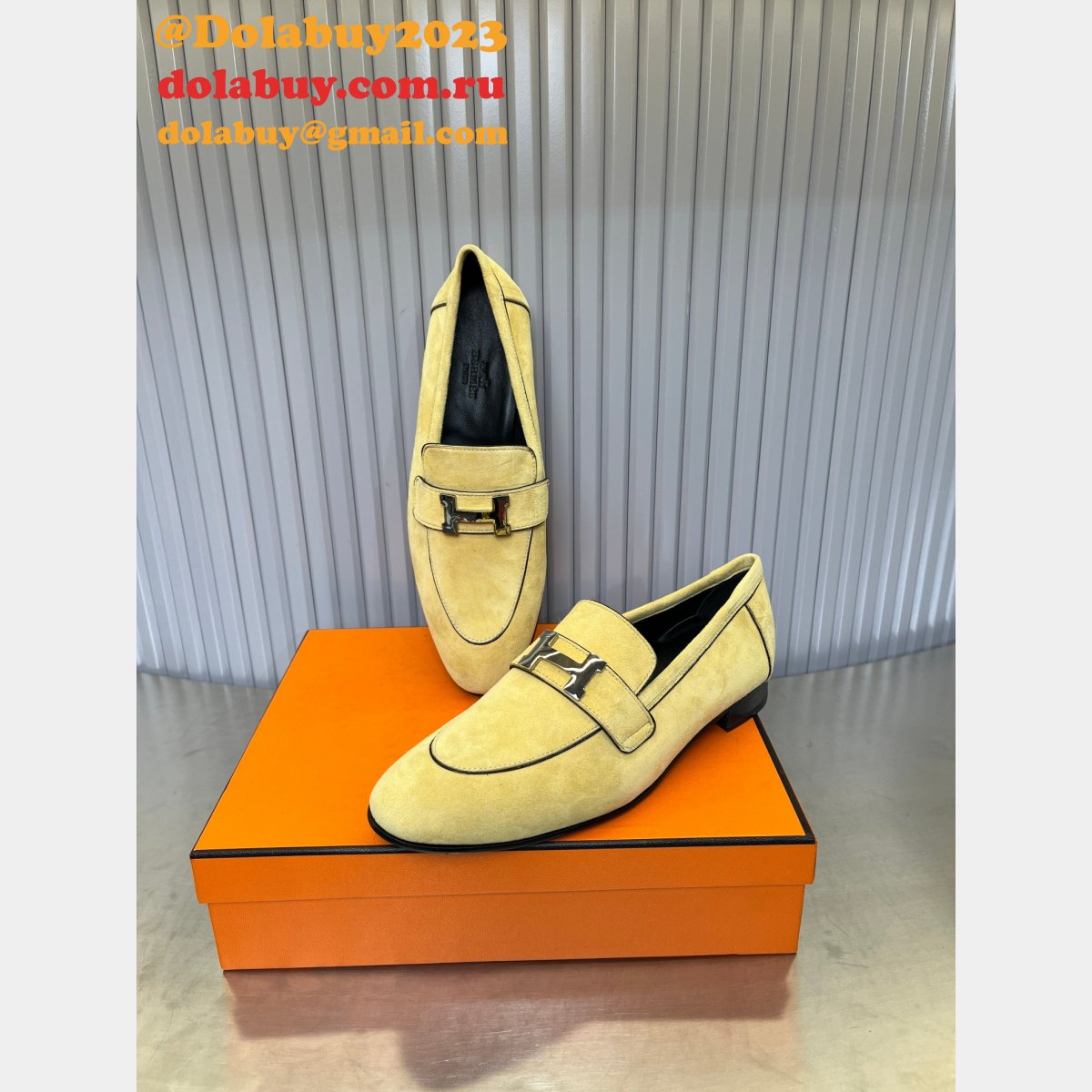 Designer hermes loafer shoes Fashion Inspired