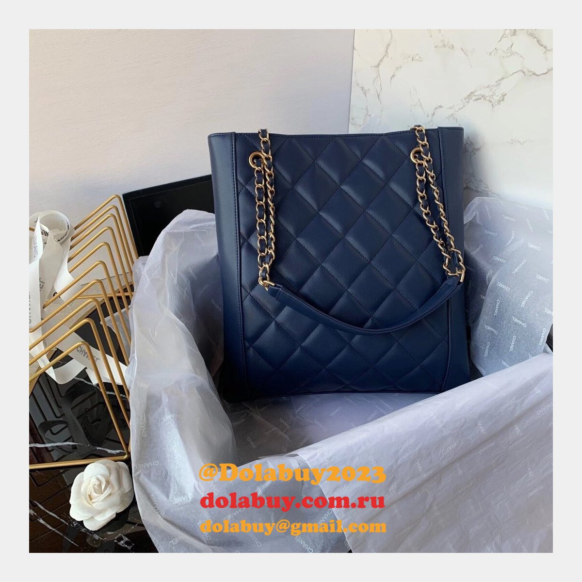 CC Replica High Quality Cruise 2021 Seasonal Blue Bag