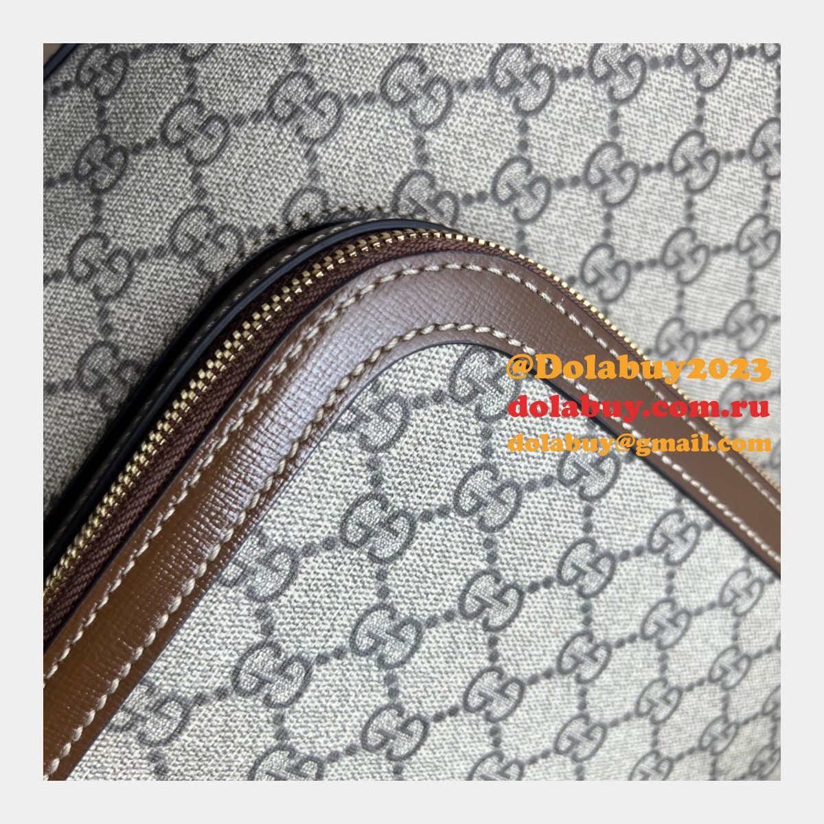 Seller Gucci Dolabuy Fake Backpack 704017 Interlocking G Ebony Supreme