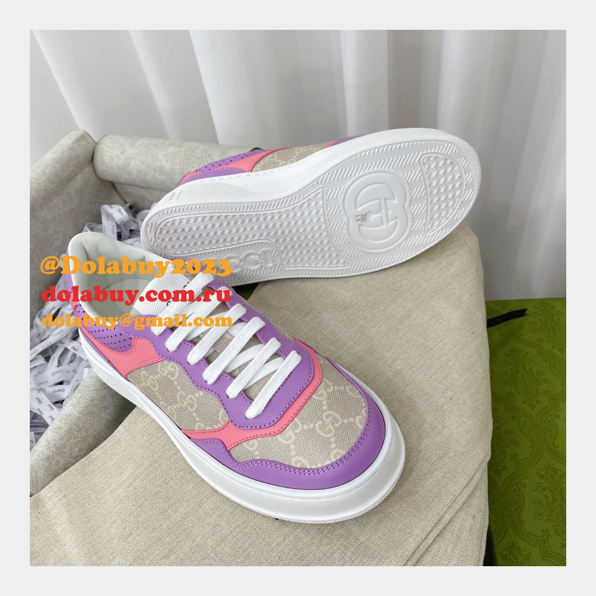 buy cheap designer replica gg couple platform G*u*i shoes