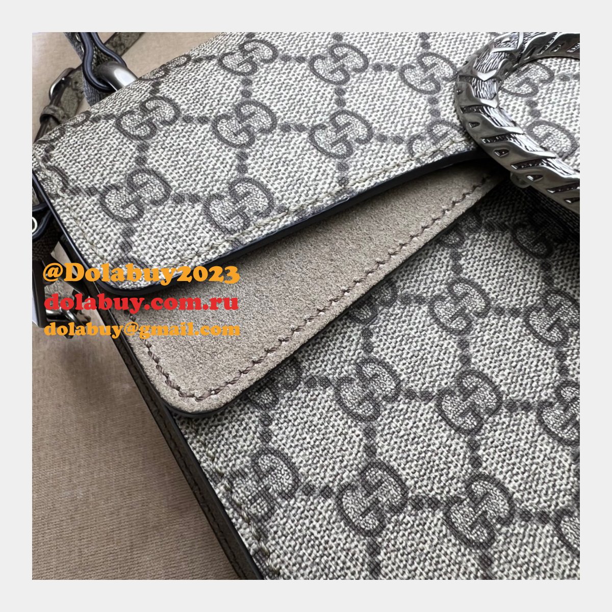 Perfect Gucci 739496 Luxury Dionysus top handle Fake bag