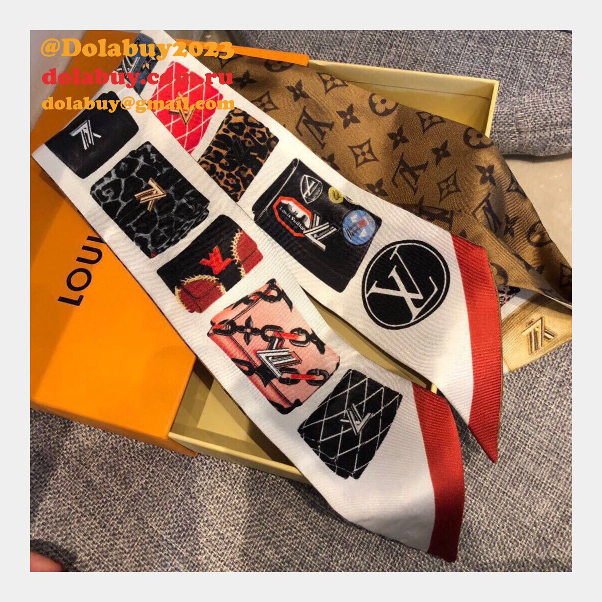 Top Quality louis vuitton silk ribbon