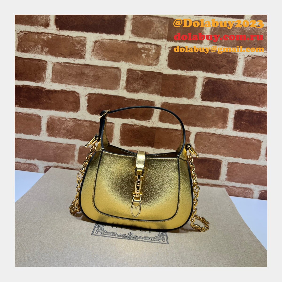 Gucci Replica Chain 675799 Jackie 1961 lizard Cheap bag