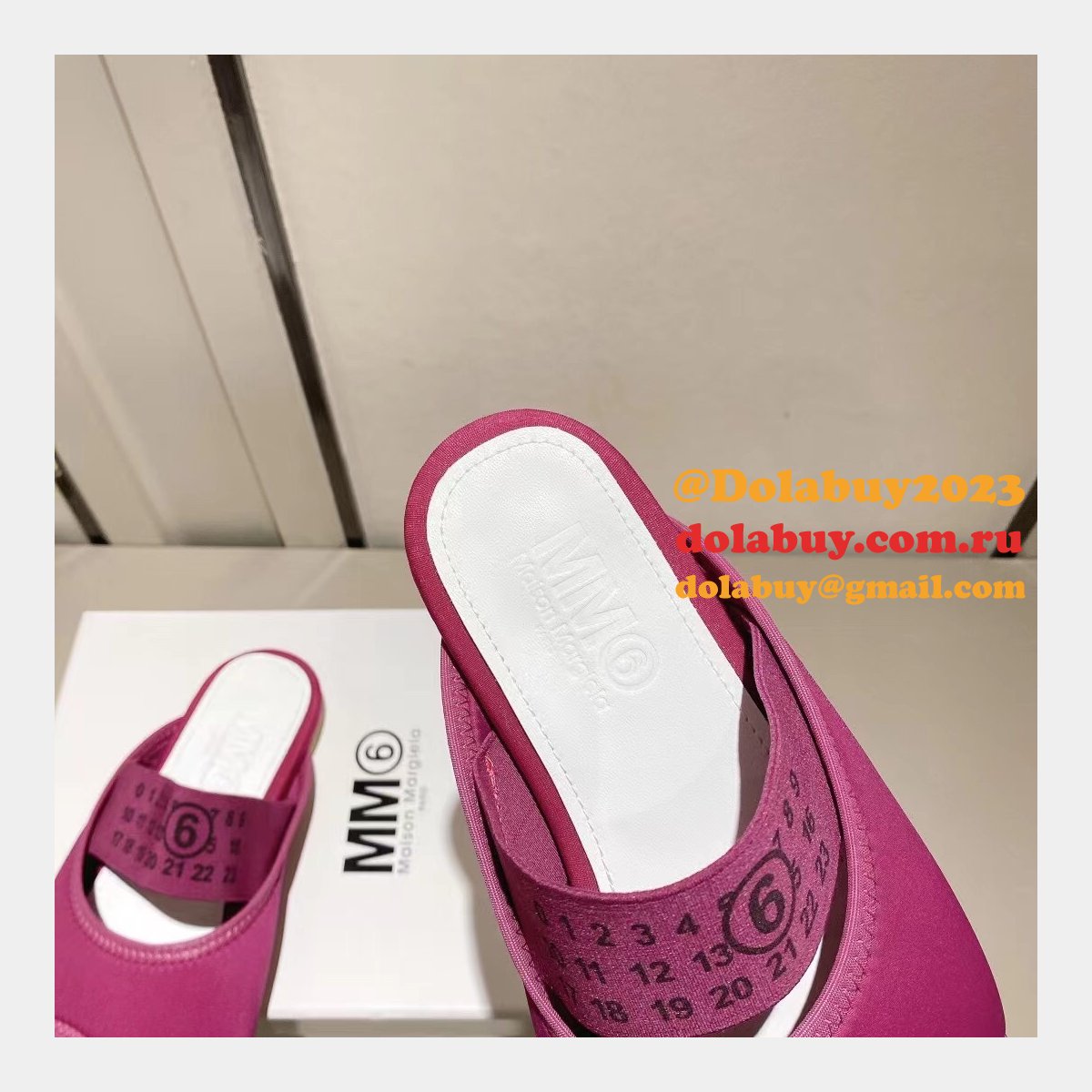 Replica Maison Margiela Knockoff MM6 Flip Flops Shoes