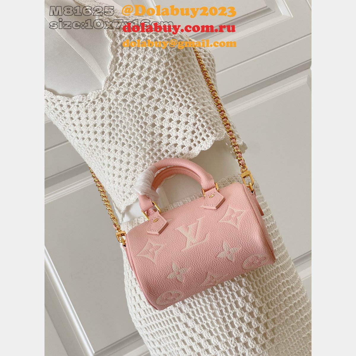 Louis Vuitton Nano Speedy Monogram M81625 Perfect Bag
