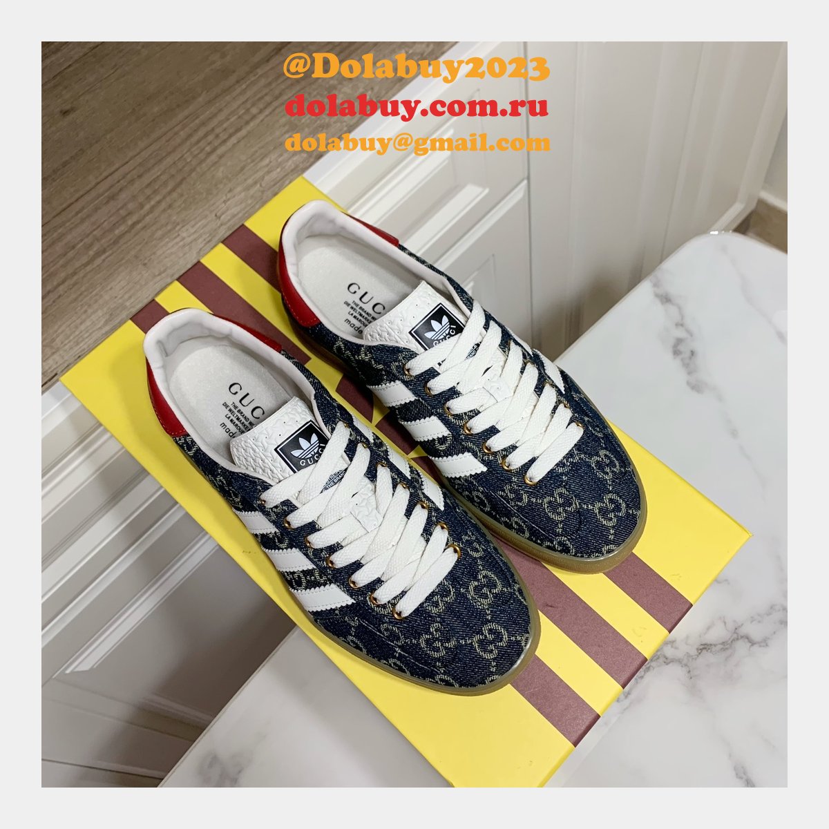 duplicate G*u*i x adidas shamrock joint skate men/women shoes