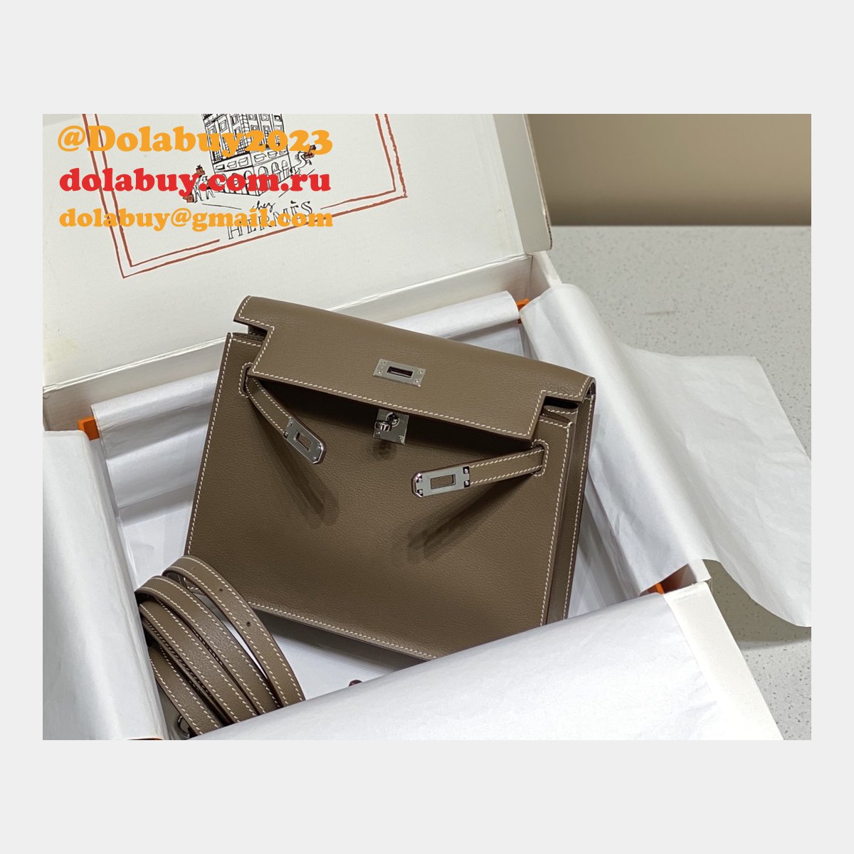 Best Replica HERMES KELLY DANSE 1:1 Mirror Bag