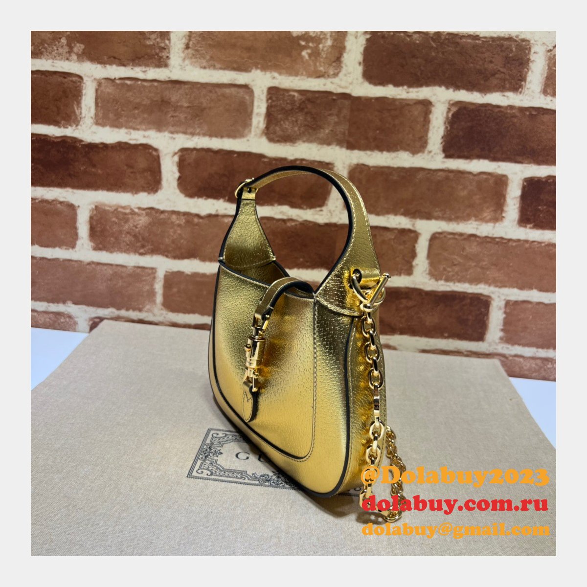 Gucci Replica Chain 675799 Jackie 1961 lizard Cheap bag