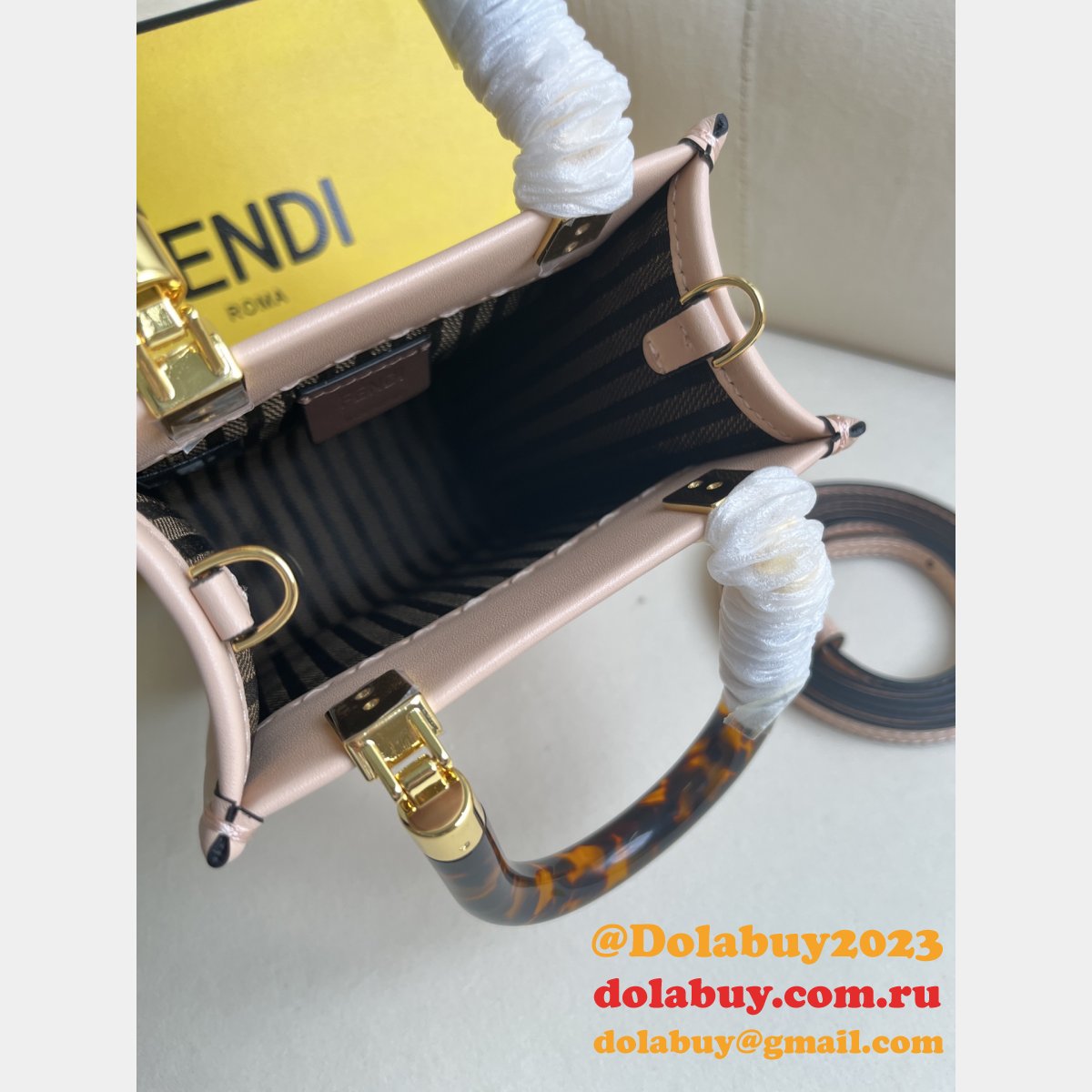 7 Star FENDI ROMA Sunshine mini handbag