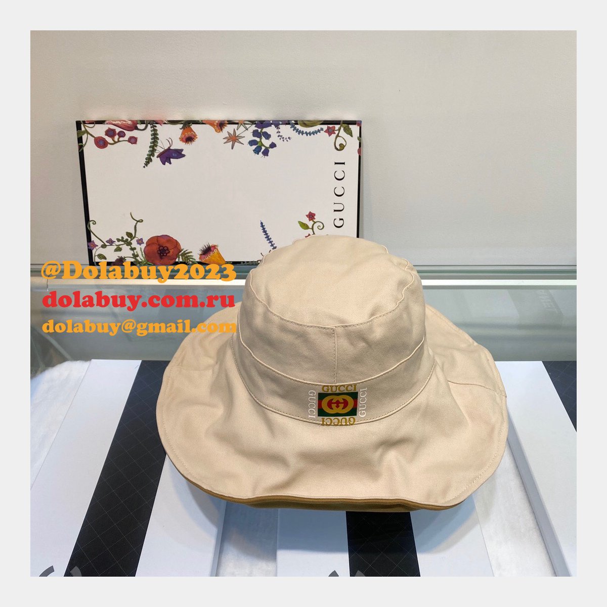Fake Gucci Wearable on both sides hats