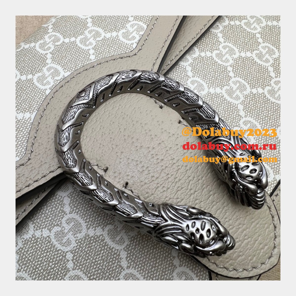 Best Quality Gucci Replica 400249 Dionysus small shoulder leather bag