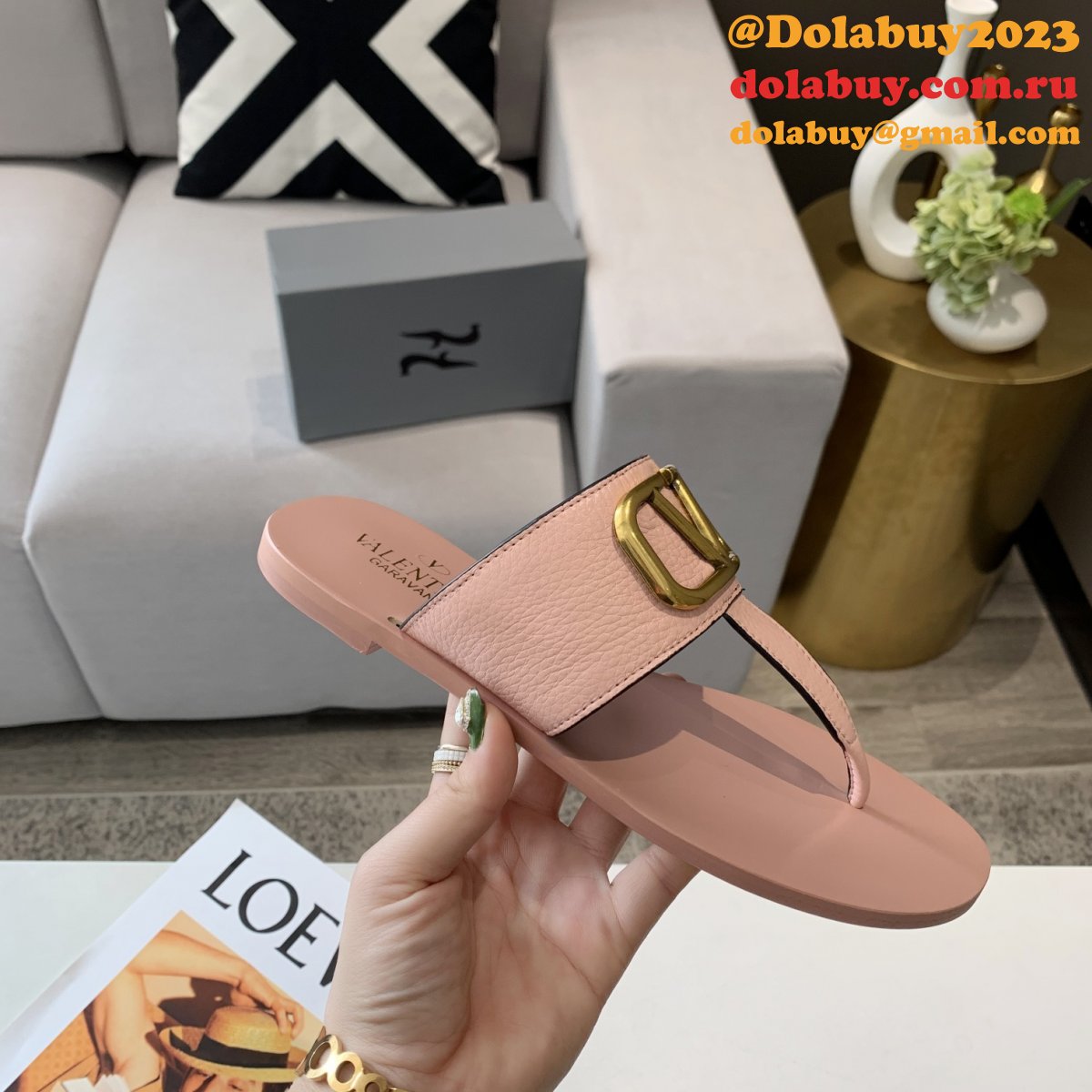 Luxury Valentino Women slippers