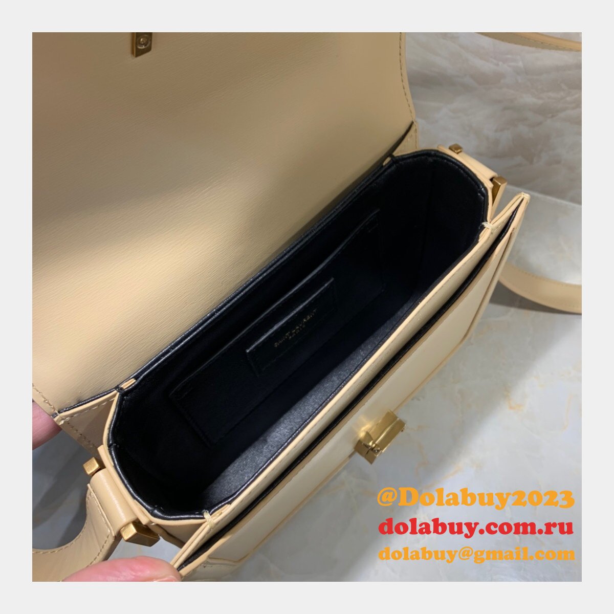 Saint Laurent YSL Solferino Replicas 634306 Satchel Leather